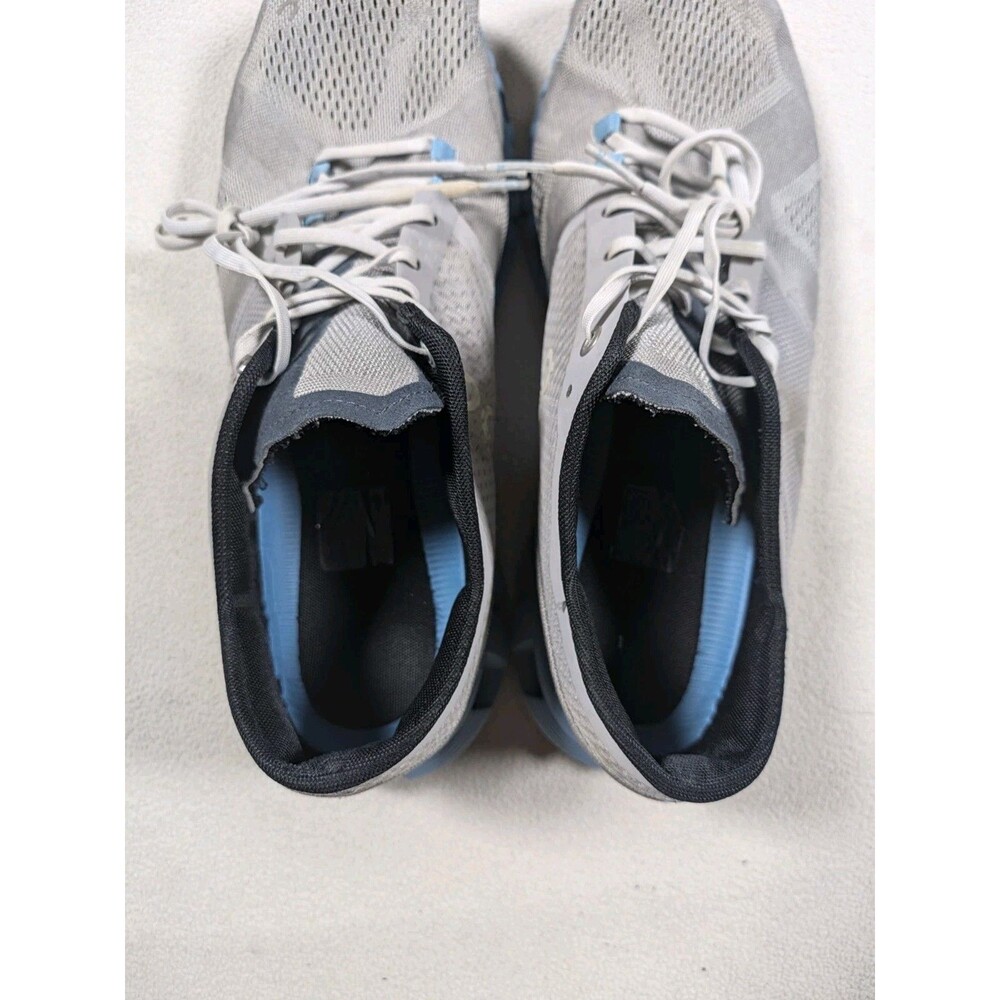 On Running Cloud X Alloy Grey Niagara Blue Mens Size 11 Shoes 40.99038 - Picture 6 of 9